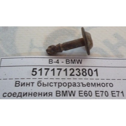 Винт быстроразъемного соединения BMW E46 E60 E70 E71 F01 18,4мм б/у