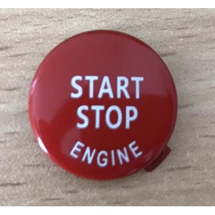 Накладка кнопки  "START STOP" красная
