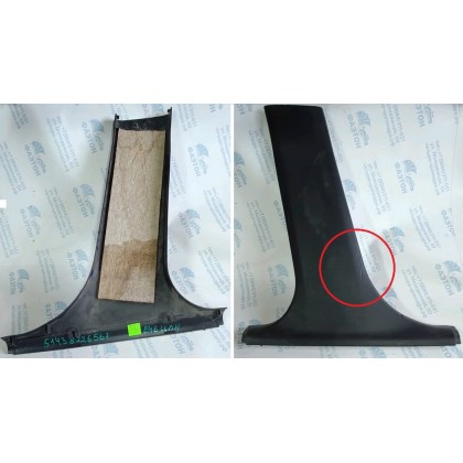 Обшивка стойки BMW E46 ЦЛ нижняя черная б/у