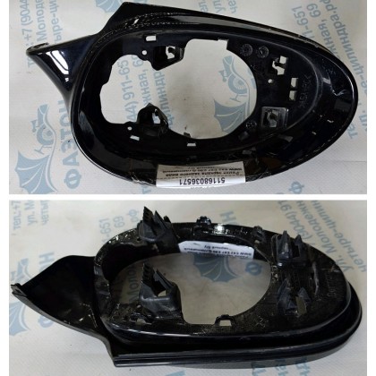 Рамка зеркала заднего вида BMW E82 E87 E90 Л глянцевый черный б/у Рамка зеркала заднего вида BMW E82 E87 E90 Л глянцевый черный б/у