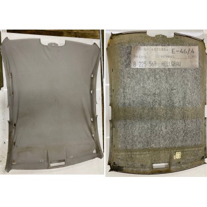 Обшивка потолка BMW E46 седан серая /под ремонт/ б/у