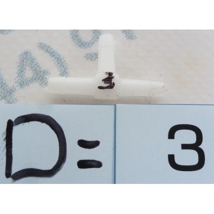 Штуцер D=3 тройник Штуцер D=3 тройник