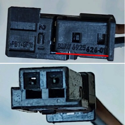 Разъем BMW 2-пиновый б/у