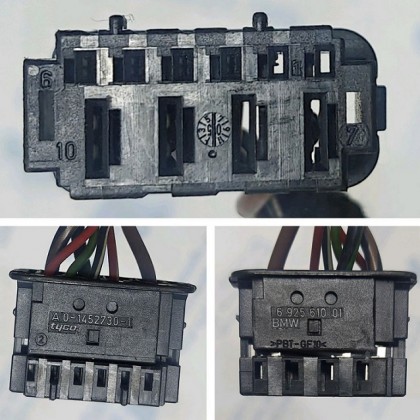 Разъем BMW 10-пиновый б/у Разъем BMW 10-пиновый б/у