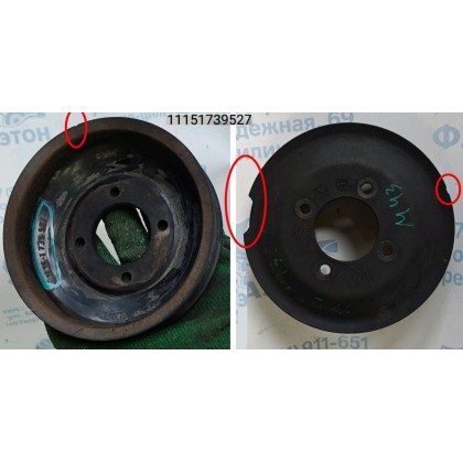 Шкив насоса водяного BMW M42 M43 M44 E34 E36 E46 б/у