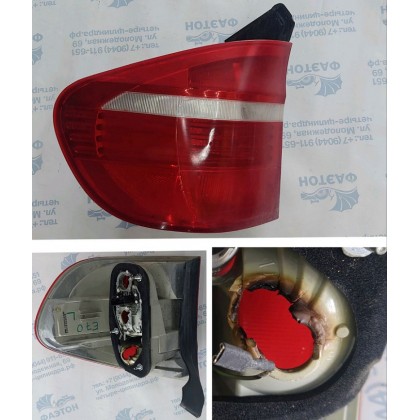 Фонарь задний BMW E70 Л наружный США /без патронов/ б/у