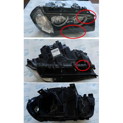 Фара BMW E83LCI П /дефект/ б/у