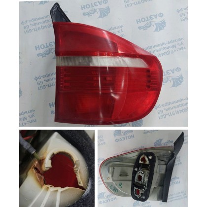 Фонарь задний BMW E70 П наружный США /без патронов/ б/у