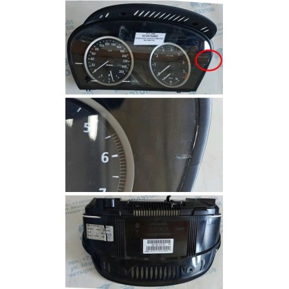 Комбинация приборов BMW E60 N43 N52 N53 KM/H б/у дефект