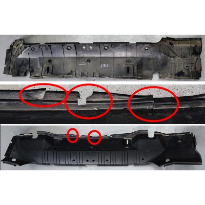 Обшивка багажника BMW E46 задняя нижняя /дефект/ б/у